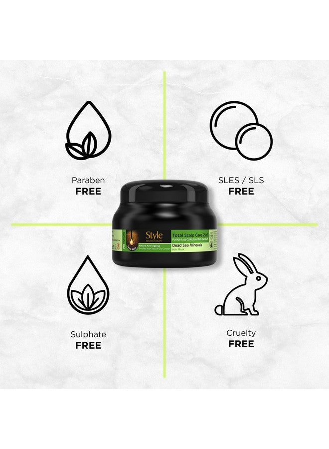 style aromatherapy Professional Total Scalp Care Lemon Hair Mask For All Hair Types | For Hair Loss Control & Hair Thinning | Anti Dandruff | 200 Ml, 1 Count - Image 3
