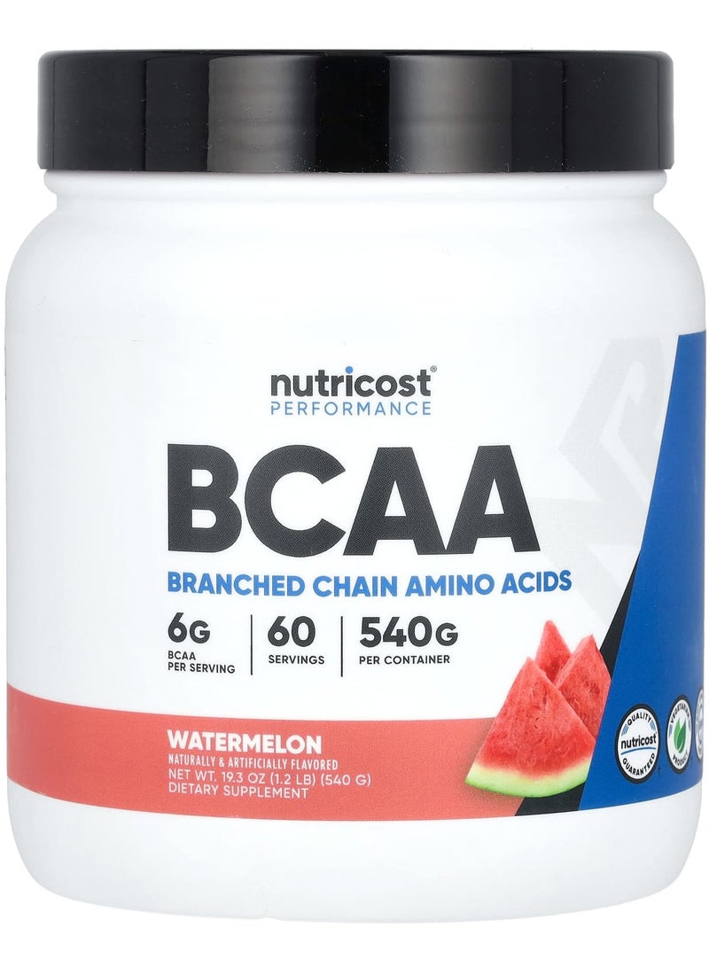 Performance, BCAA, Watermelon, 1.2 lb (540 g)