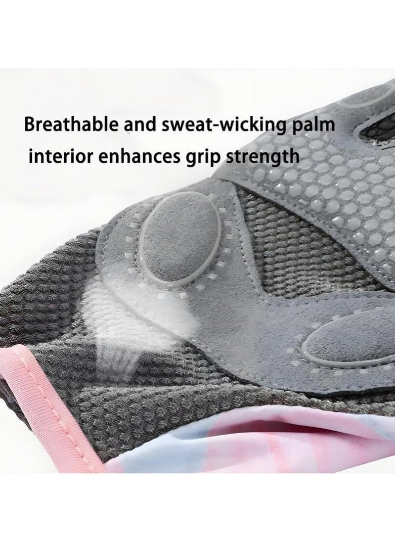 Bukela Gym Gloves Women & Men with Silicone Padding for Enhanced Grip Wear-Resistant, Anti-Slip, and Shock-Absorbing, Perfect for Sport Dumbbell, Fitness, Cycling, and Pull-Ups(M) - Image 3