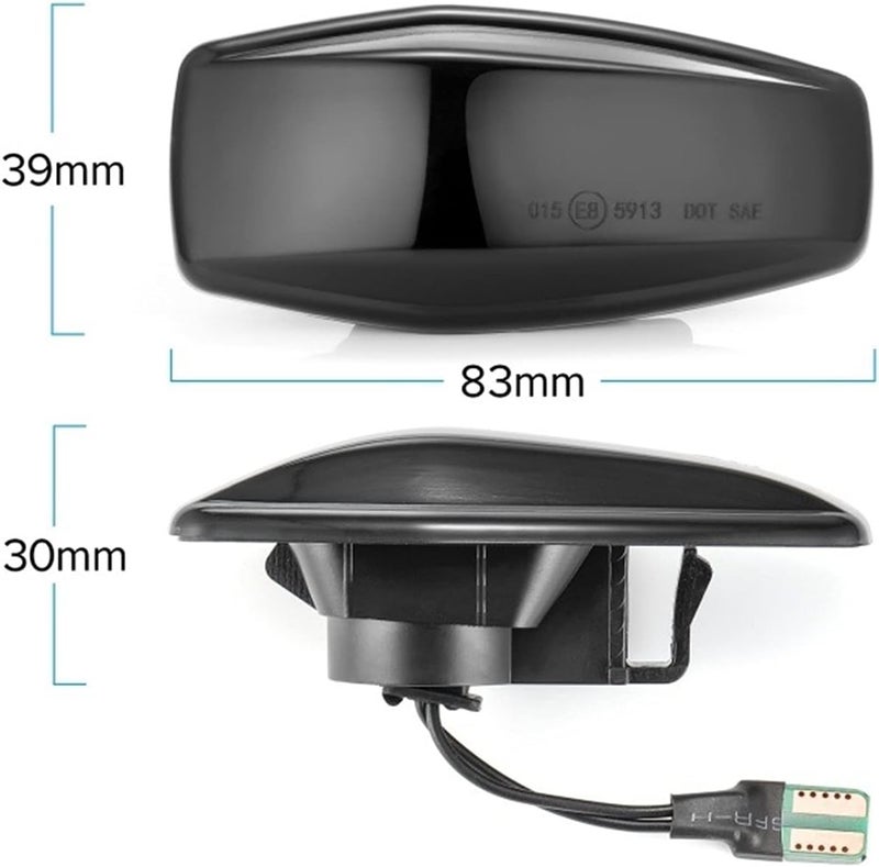 QASULER Flowing Water Indicator Lights for Hyundai - Image 2