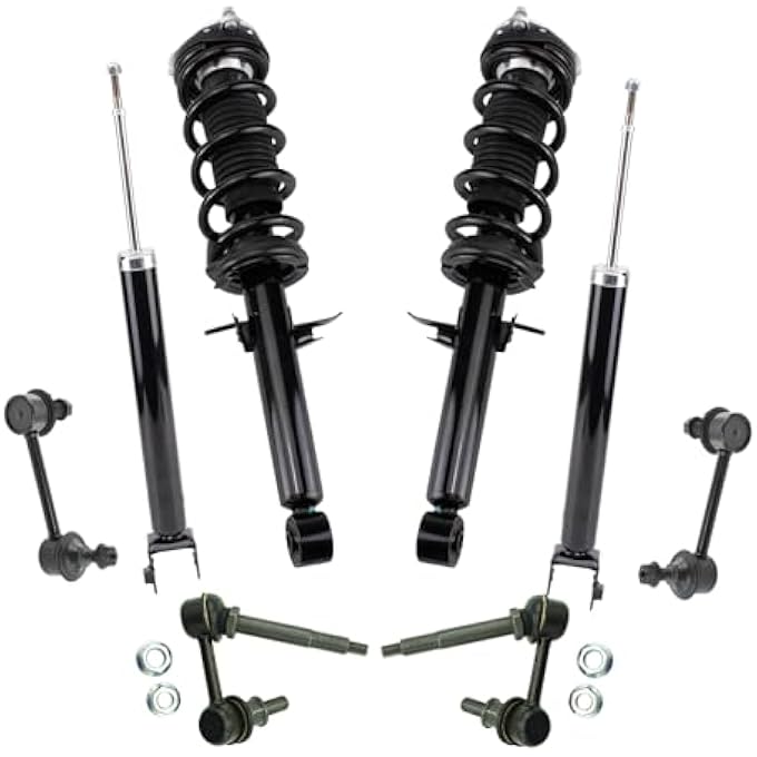 تي آر كيو مجموعة وصلات الصدمات الأمامية والخلفية المتوافقة مع نيسان 370Z موديلات 2009-2018 - Image 1