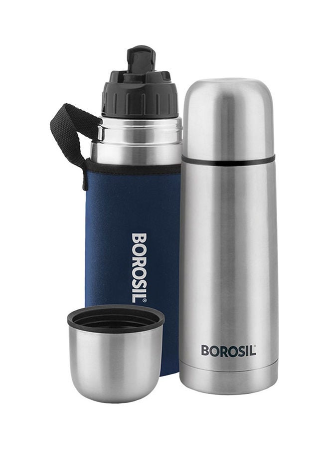Borosil Vaccum Thermo Flask Blue, 350Ml, Fgftl350Blu Blue - Image 1