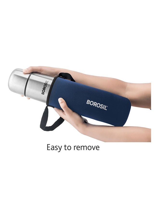 Borosil Vaccum Thermo Flask Blue, 350Ml, Fgftl350Blu Blue - Image 3
