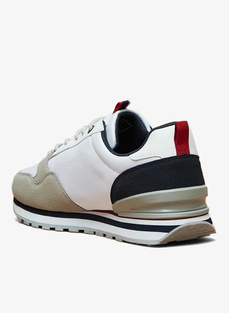 Lee Cooper Men's Textured Lace-Up Sneakers