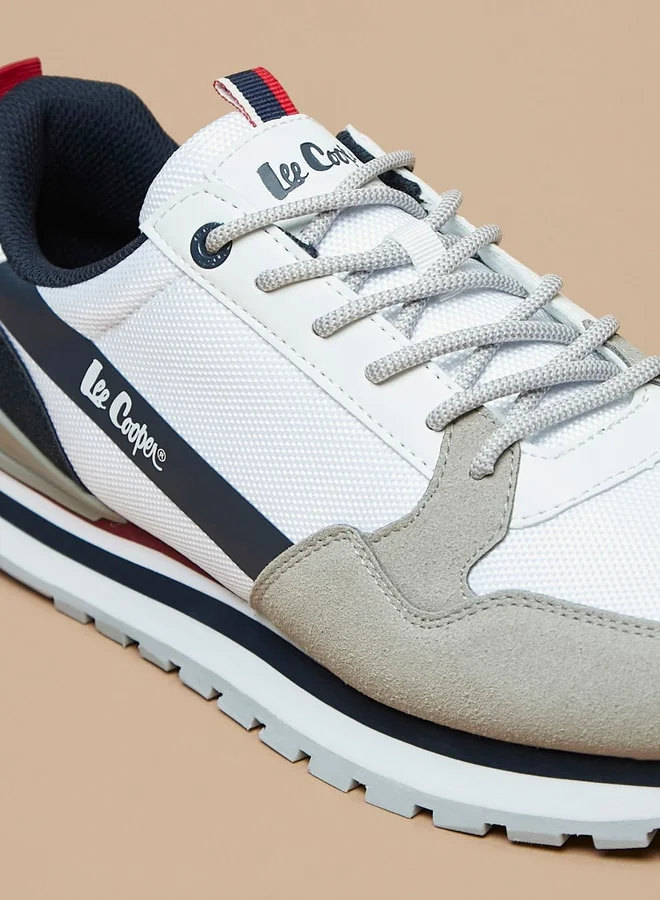Lee Cooper Men's Textured Lace-Up Sneakers