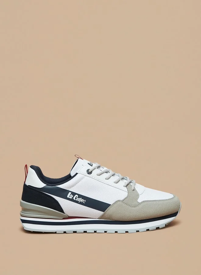 Lee Cooper Men's Textured Lace-Up Sneakers