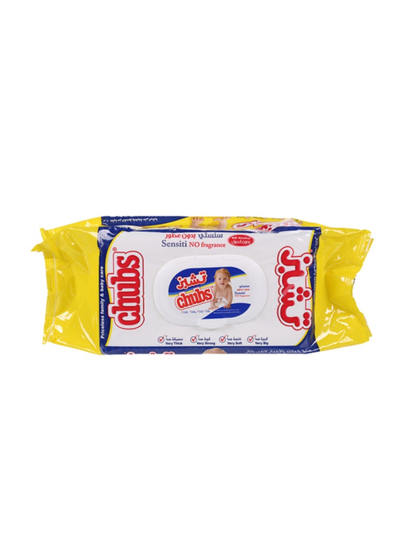 Chubs Sensiti No Fragrance Wipes 80 Pcs Pack - Image 3