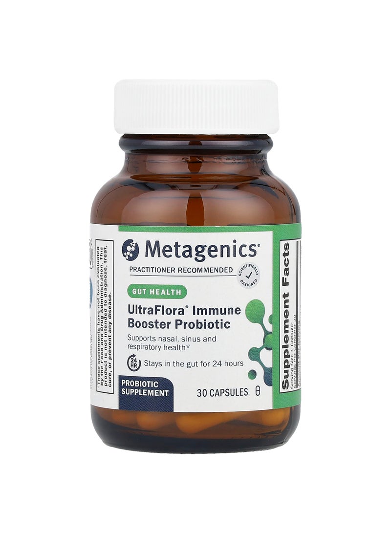 Metagenics UltraFlora® Immune Booster Probiotic, 30 Capsules
