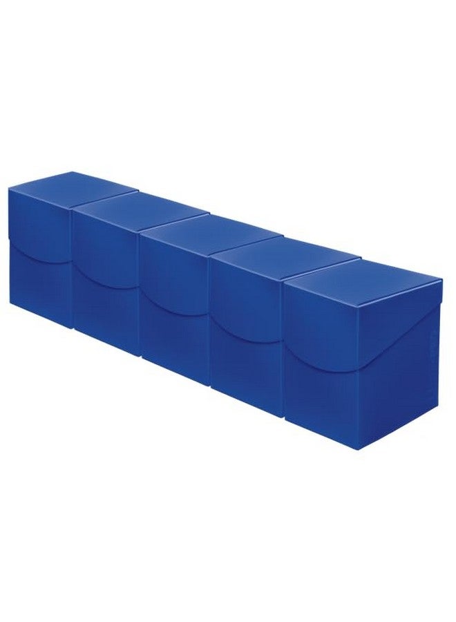 Ultra Pro Ultra Pro - 100+ Pacific Blue Eclipse Card Deck Box Set of 5 - Protect & Store Valuable Cards, Deck Box for Pokemon/Magic/YuGiOh Collectible Cards, Baseball Cards, Sports Cards, Durable Deck Box 