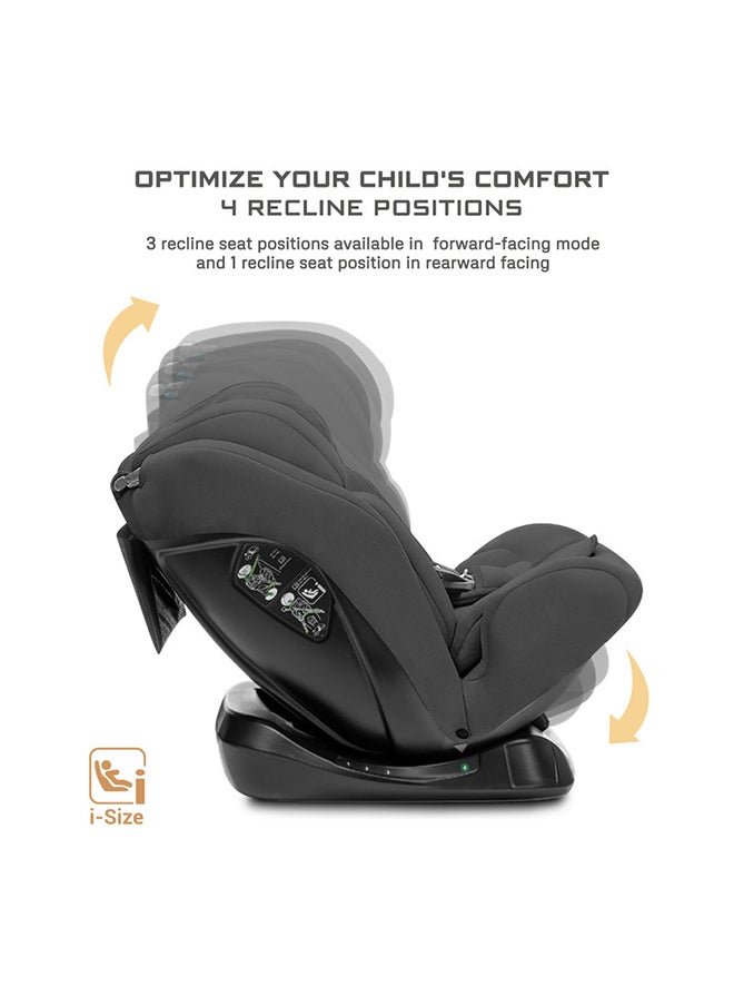 neobreez I-Hepta All-In-One Convertible Baby Infant Toddler Car Seat Latest I-Size Ecer129, Recline & Adjustable, Memory Foam, Lumbar & Reducing Cushion Forward & Rear Facing,  Group 0/1/2/3 0-36 Kg, 0-12Years  - Image 5