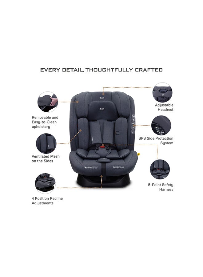 نيوبريز مقعد سيارة للسفر متعدد الوظائف للأطفال من - - Image 4