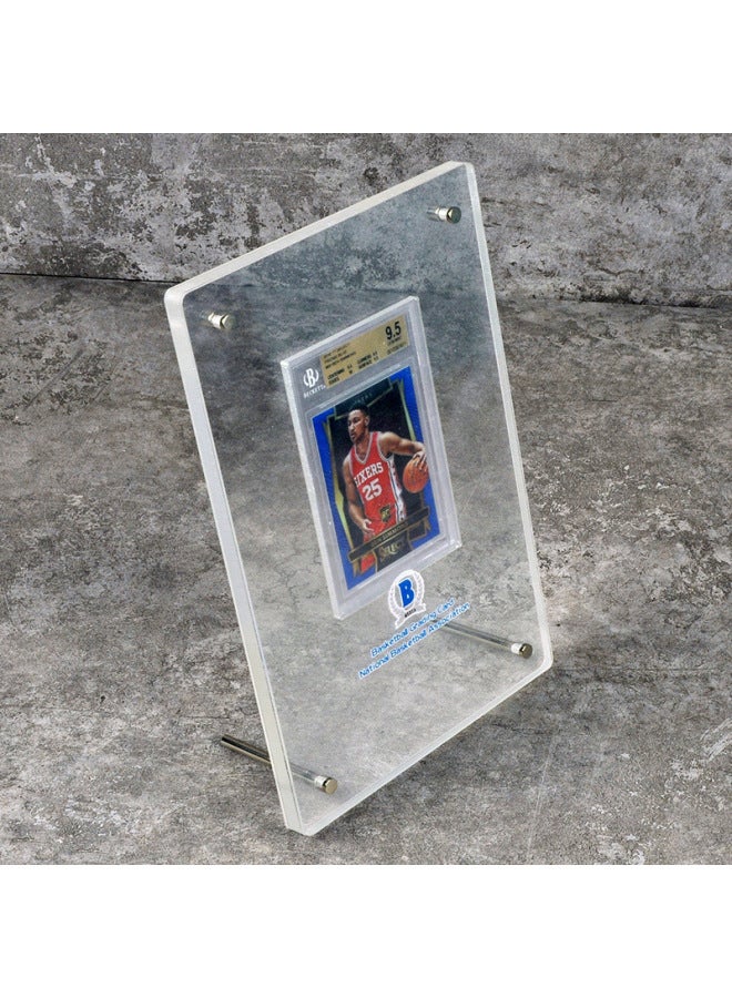 Game King PSA Baokemeng BGS Rating Card CCG Gongbo Card Star Card Exhibition Desktop Vertical Display Stand-Color:KZJ03E(BGS Basketball Card Thickness Within 9mm)  - Image 3