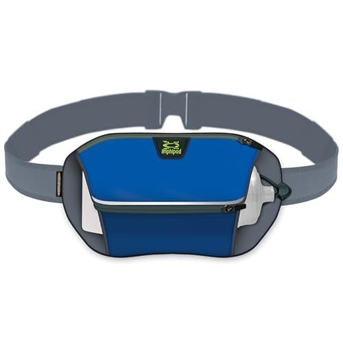 Amphipod Velocity Plus Bottle Pack Storage Hydration Belt 5K10K Endurance Ultra Running Men Women Blue 20 oz - Image 1