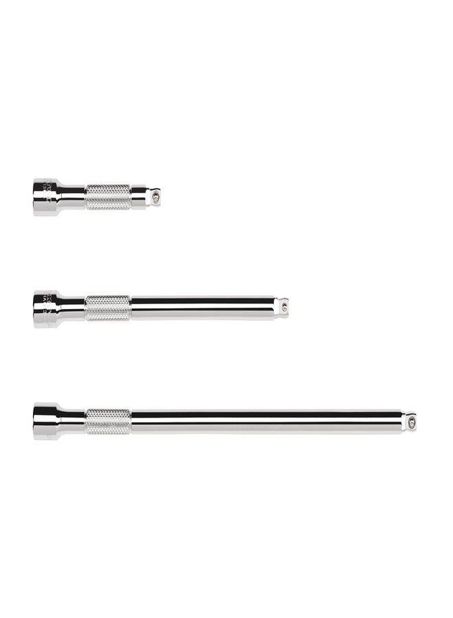 TEKTON 1/4 Inch Drive Wobble Extension Set, 3-Piece (3, 6, 9 in.) | SHA90011 - Image 2