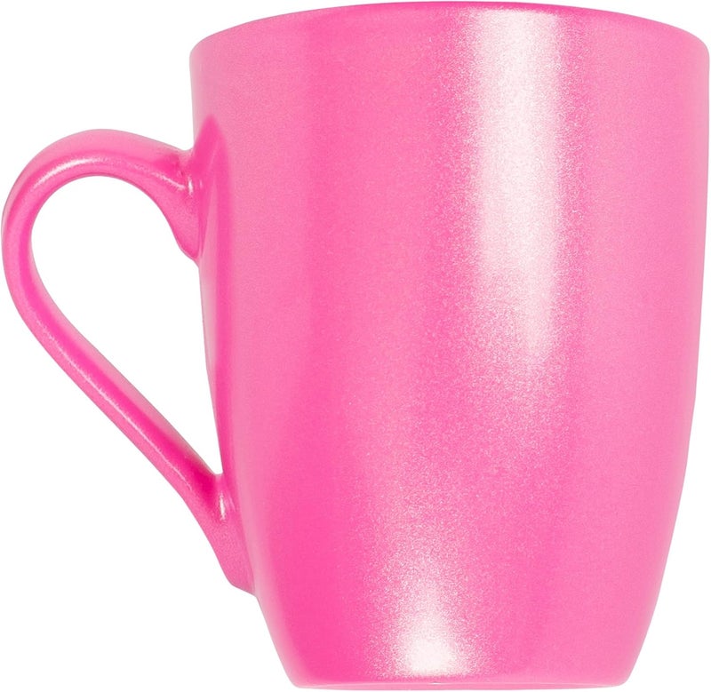 Elanze Designs Elanze Designs Be Still  Know Psalm 4610 Floral Frame Laser Engraved 10 Ounce Glossy Ceramic Classic Coffee Mug Hot Cold Beverage Cup Kitchen Drinkware Metallic Pink - Image 2