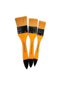 Worison 3pcs Paint Brush Nylon hair head Oil painting propylene acrylic painting brush special made art brush  - Image 3