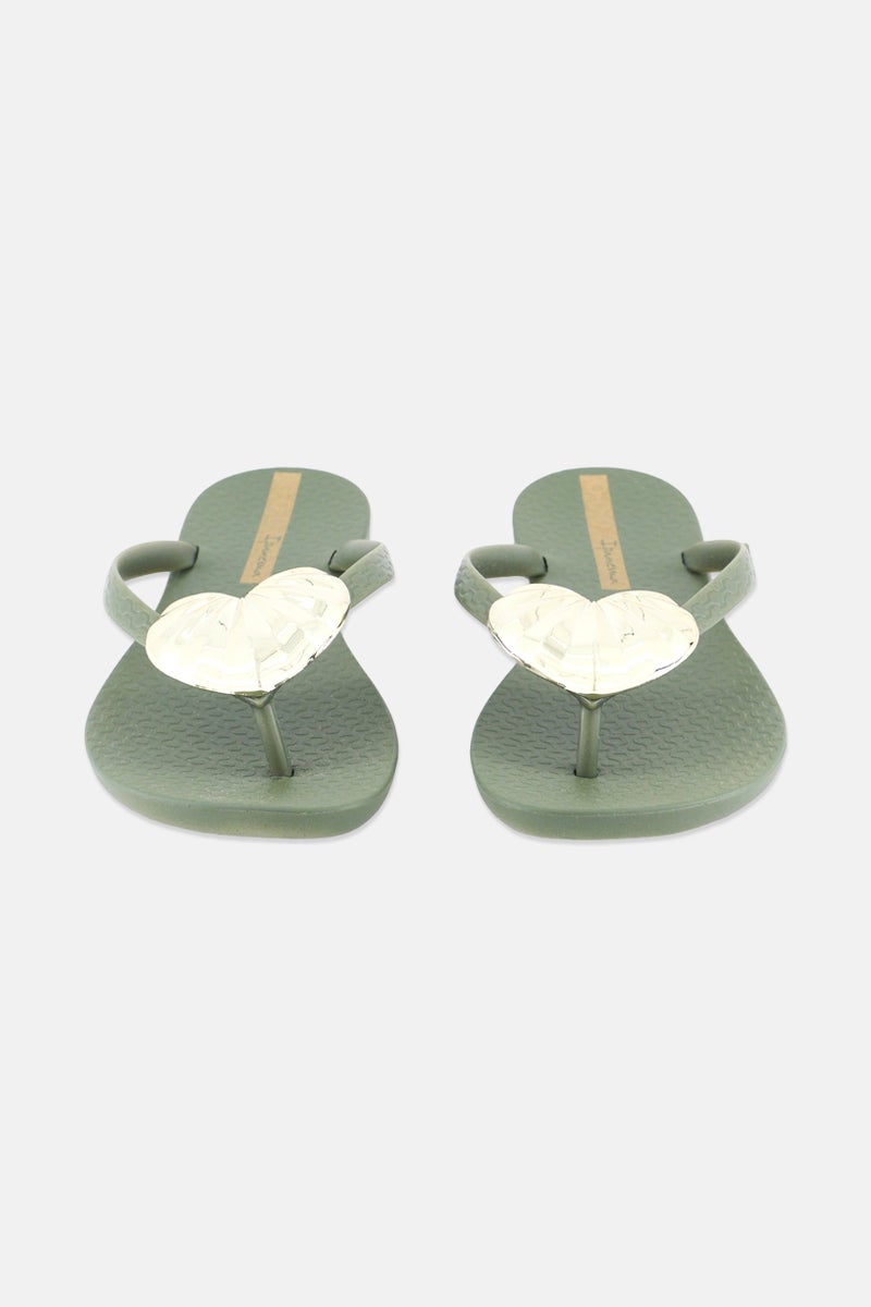 Ipanema Women Slip On Slipper, Green - Image 4