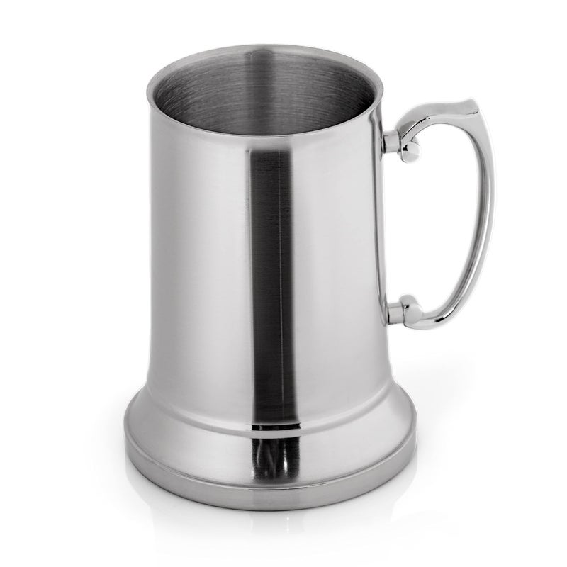 Maxam Maxam Stainless Steel Tankard Style Beer Mug 20 Ounce