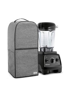 LUXJA Blender Cover Compatible With Vitamix 64 Oz. Low-Profile Blender, Gray  - Image 1