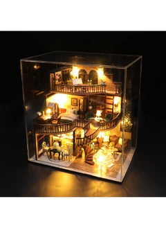 Flever Flever Dollhouse Miniature DIY House Kit Creative Room with Furniture for Romantic Artwork Gift (Dream Building Pavilion)  - Image 3