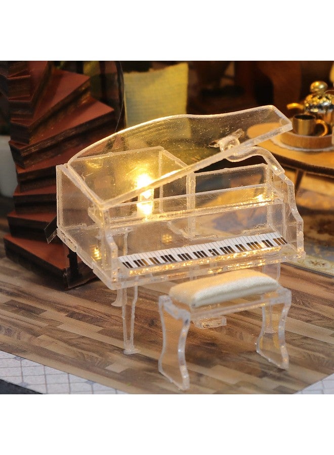 فليفر مجموعة منزل دمى فليفر المصغر، غرفة إبداعية مع أثاث، هدية فنية رومانسية (جناح بناء الأحلام) - Image 4