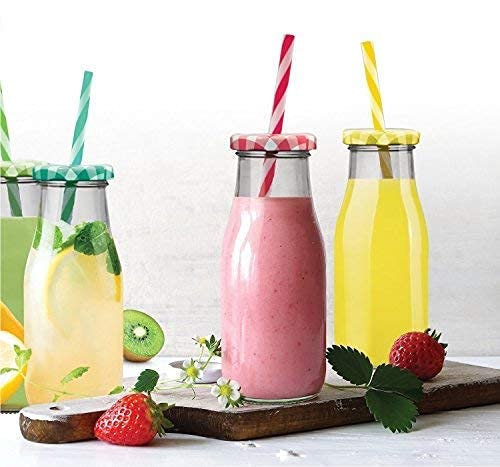 JEERZONE Multipurpose Yogurt Pudding Milk Jam Jellies Honey Spices Mousse Glass Jars with Lid Handle for Home Office 300 Ml Set of 2 - Image 5
