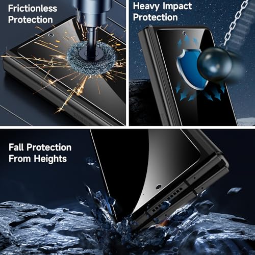 Asstar [2 Pack]Asstar Privacy Screen Protector for Samsung Galaxy Z Fold 6,9H Hardness Tempered Glass Front Privacy Samsung Galaxy Z Fold 6 Screen Protector,Anti-Scratch Case Friendly Accessories Bubble Free - Image 3