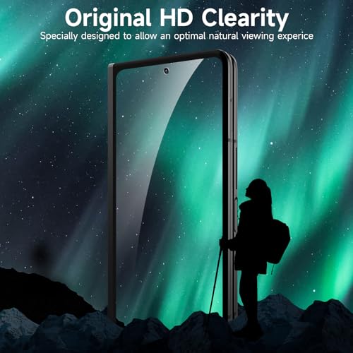 Asstar [2 Pack]Asstar Privacy Screen Protector for Samsung Galaxy Z Fold 6,9H Hardness Tempered Glass Front Privacy Samsung Galaxy Z Fold 6 Screen Protector,Anti-Scratch Case Friendly Accessories Bubble Free - Image 4