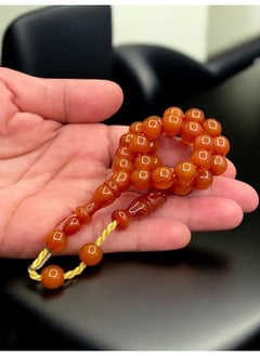 just naturals German Faturan Prayer Beads For Men 33 Beads Size 9mm  - Image 3