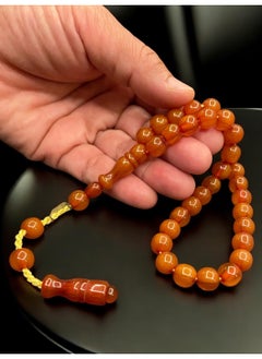 just naturals German Faturan Prayer Beads For Men 33 Beads Size 9mm  - Image 2