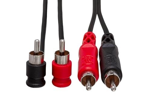 Hosa CRA-202R Dual RCA to Dual Right-Angle RCA Stereo Interconnect, 6.6 feet - Image 4