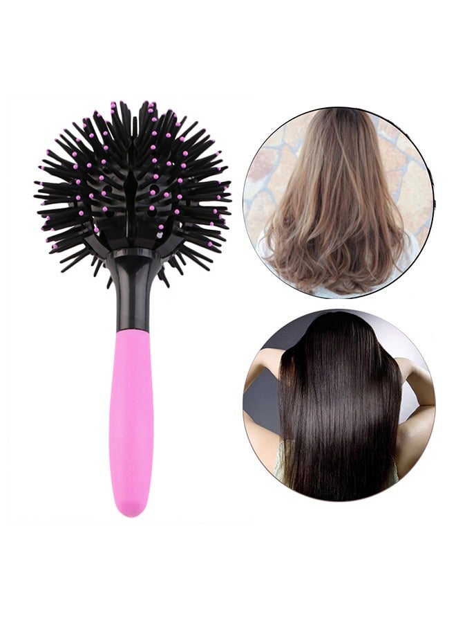 New 3D Hairdressing Comb Japanese and Korean Spherical Curling Comb Air Styling Comb Eight-Claw Spherical - Image 1
