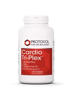 Protocol For Life Balance Protocol Cardio Triplex Red Yeast Rice Coq10 Omega3 Fish Oil Heart Brain 120 Softgels  - Image 2