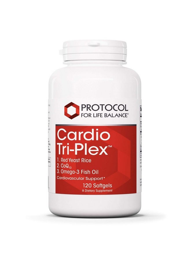 Protocol For Life Balance Protocol Cardio Triplex Red Yeast Rice Coq10 Omega3 Fish Oil Heart Brain 120 Softgels  - Image 2