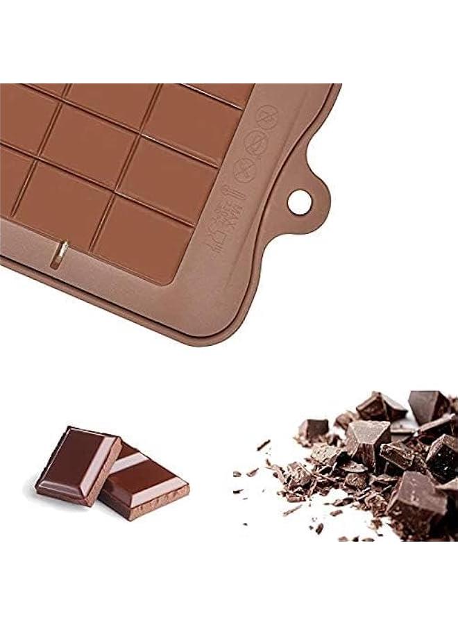 HOOKOR Break-Apart Chocolate Moulds, Set of 4 Packs Food Grade Non-Stick Silicone Protein and Energy Bar Moulds - Image 4
