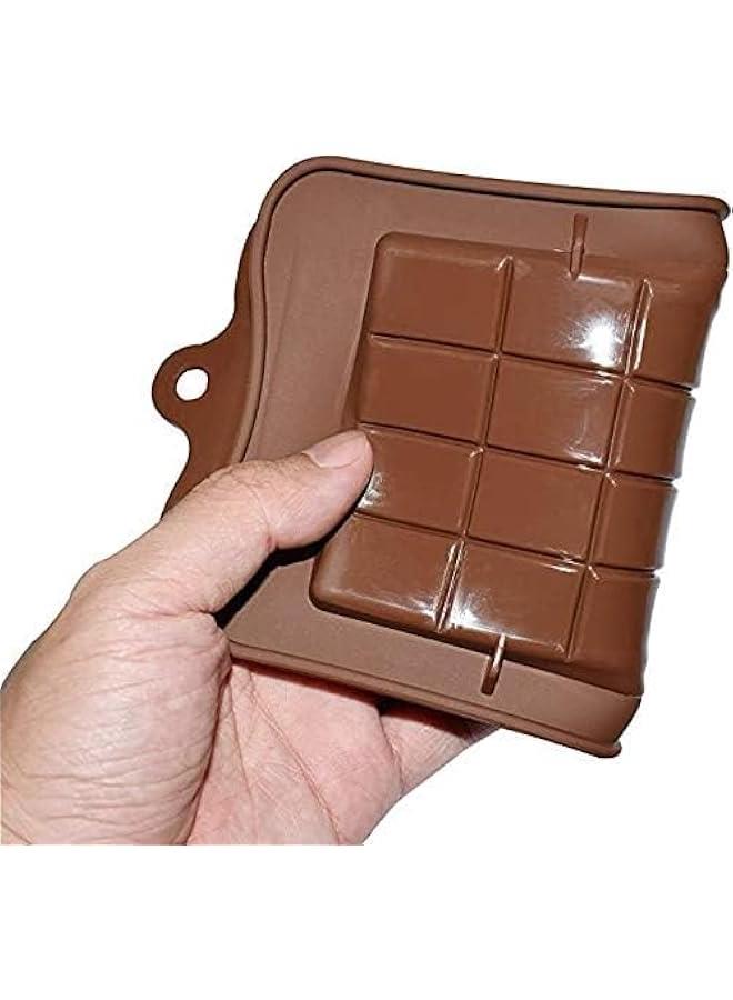 HOOKOR Break-Apart Chocolate Moulds, Set of 4 Packs Food Grade Non-Stick Silicone Protein and Energy Bar Moulds - Image 3