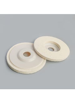 Shoppingekart Polishing PadFelt Buffing Wheel Pads Disc for 4 Inch Angle GrinderWool Polishing Wheel Size 4 inchMulticolour Pack of 6  - Image 1