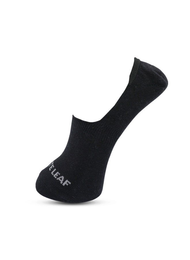 الورقة البيضاء 3 أزواج من الجوارب القصيرة للرجال المصنوعة من القطن - قابلة للتنفس، تمتص الرطوبة، متينة - 3 أزواج (رمادي فاتح، أسود، أبيض) - مقاس واحد - Image 5