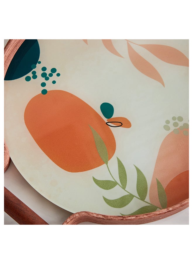 Home Box صينية زجاجية دائرية فيستا 30.5×39×4 سم - Image 4