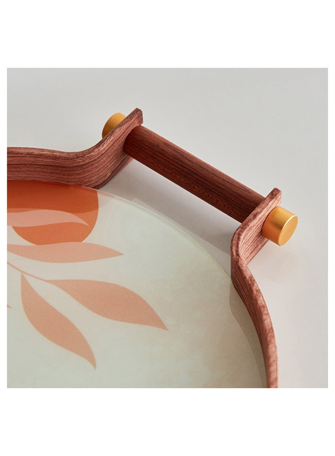 Home Box صينية زجاجية دائرية فيستا 30.5×39×4 سم - Image 3