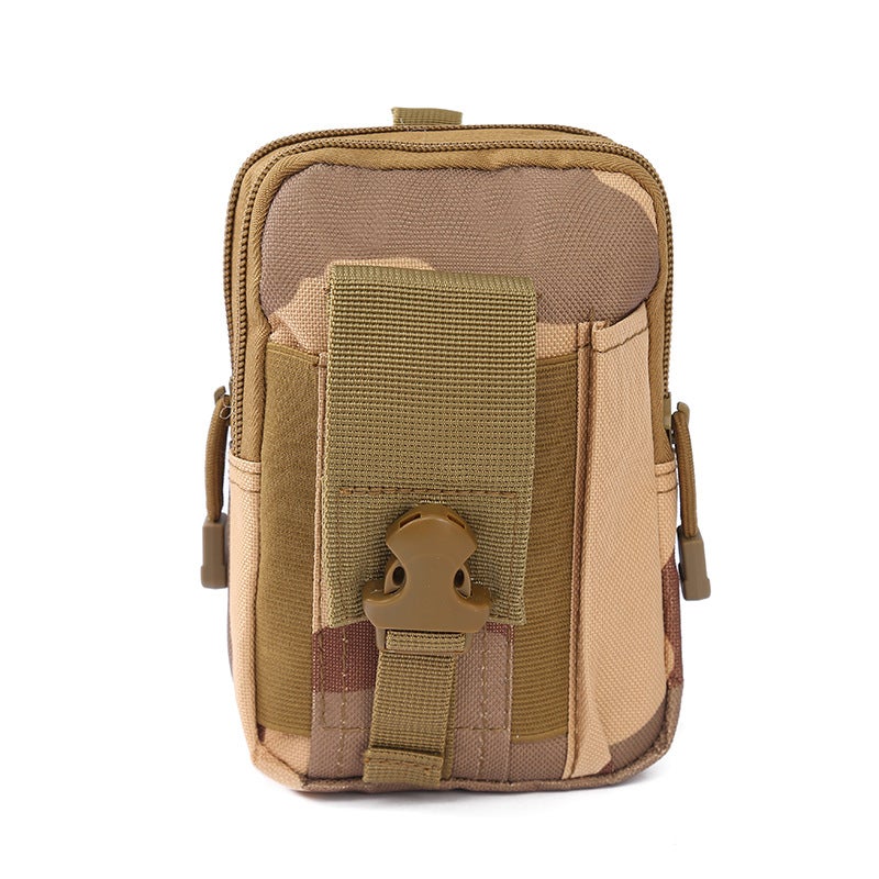 Outdoor Special Offer Camouflage Tactical Waist Bag Outdoor Mountaineering Anti-splashing Waist Bag Travel Multifunctional Mobile Phone Bag Sansha