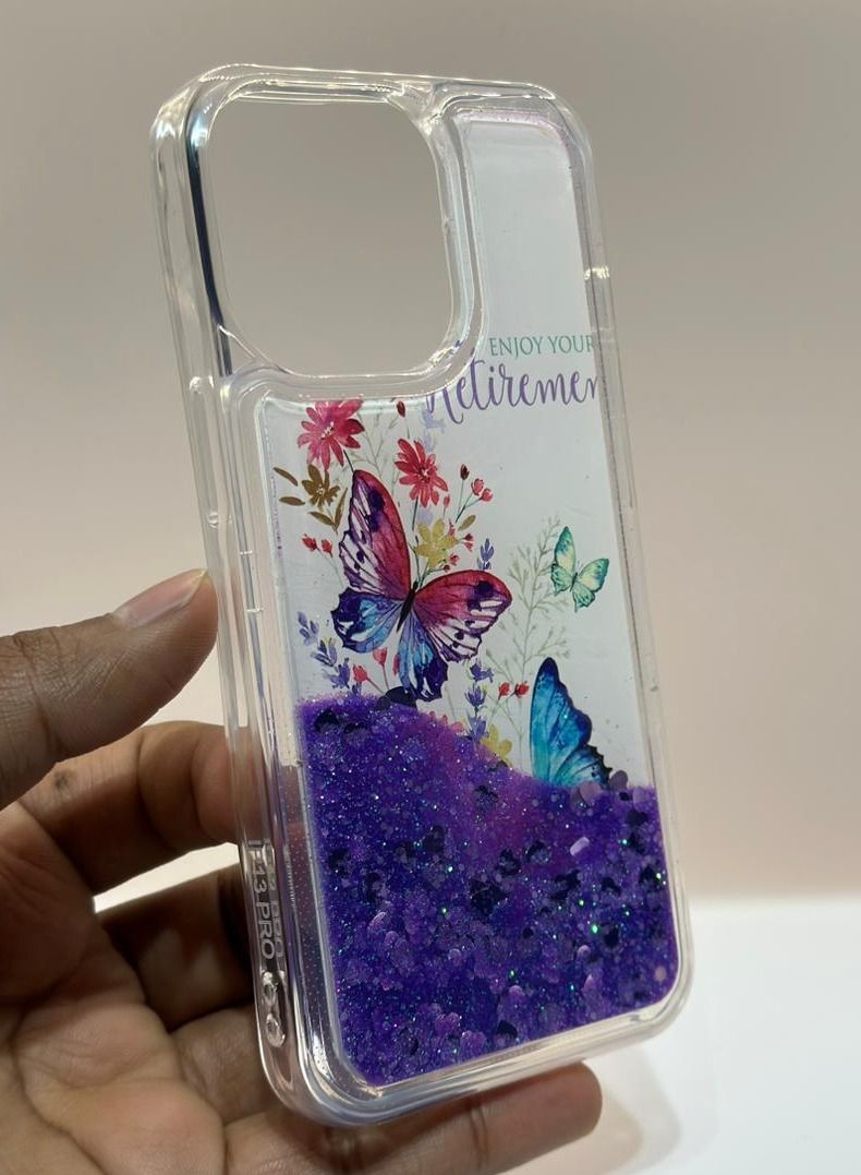 ipefet iphone 13 pro back cover for girls and women purple colour - Image 3