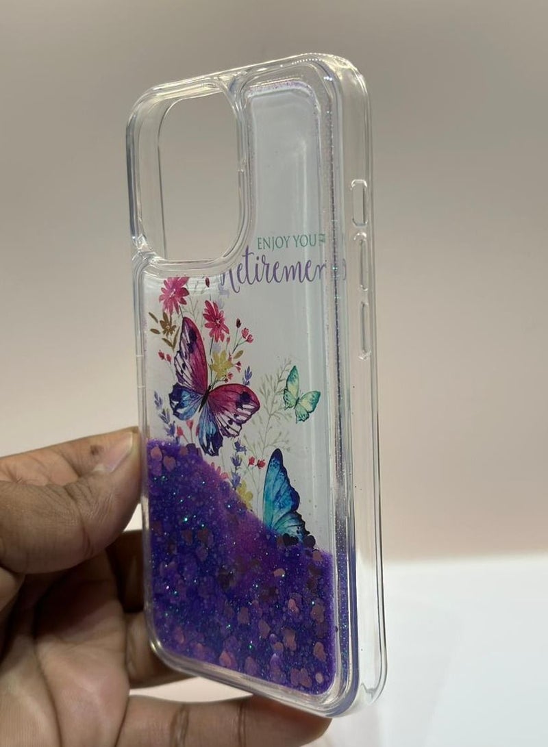 ipefet iphone 13 pro back cover for girls and women purple colour - Image 2
