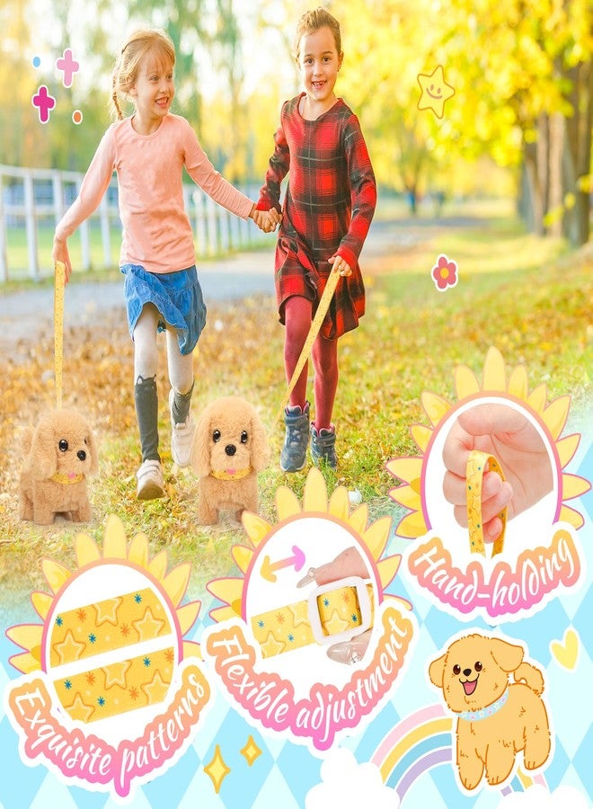 Tagitary Plush Toys Walking Dog Toys That Can Walk, Bark and Wag Tail,Interactive Electronic Pet Toys Puppy with Leash,Easter Christmas Birthday Gift for Toddlers Kids - Image 5