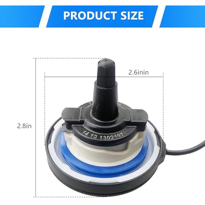 ريحني مجموعة غطاء خزان الوقود متوافقة مع غطاء خزان الوقود BMW Mini 16117222391 16117193372 - Image 2