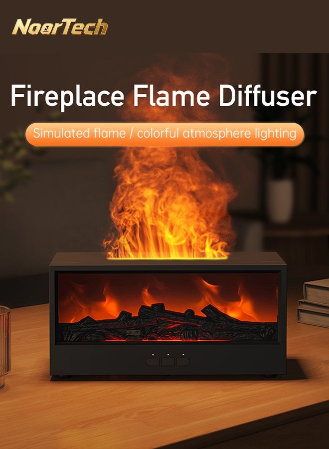 NoorTech Essential Oil Diffuser, Fragrant Oil Humidifier with 7 LED Light Colors, Timer & Auto-Off, Aromatherapy Diffusers with USB Rechargeable & Remote Control for Home, Office, Yoga, and Travel - Image 3