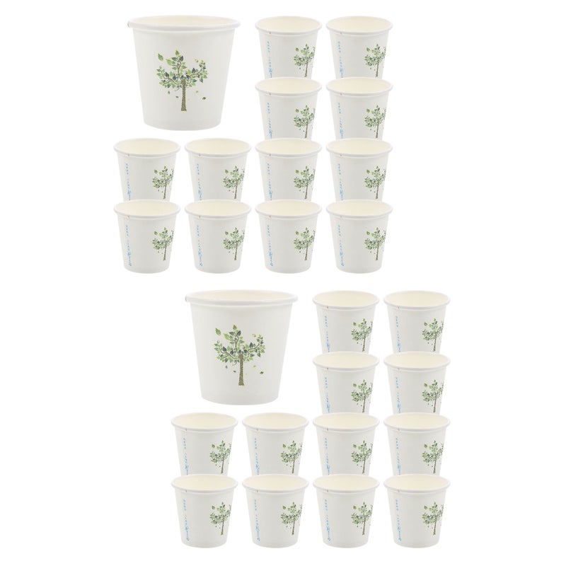1000 Pcs Paper Cups Decorative Drinking Cups Disposable Paper Cups Coffee Juice Beverage Paper Cups - Image 1