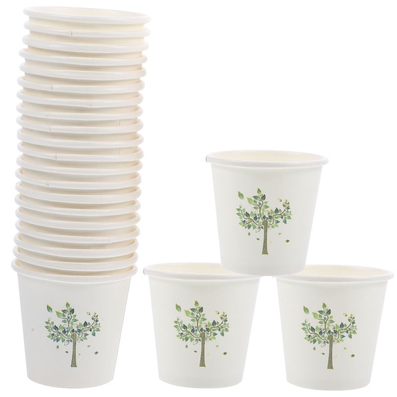 1000 Pcs Paper Cups Decorative Drinking Cups Disposable Paper Cups Coffee Juice Beverage Paper Cups - Image 3