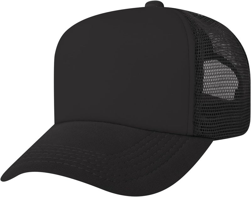 TopTie Kids 5 Panel Trucker Cap Mesh Snapback Hat Foam Front for Boys Girls Aged 3-7 Years Old - Image 2