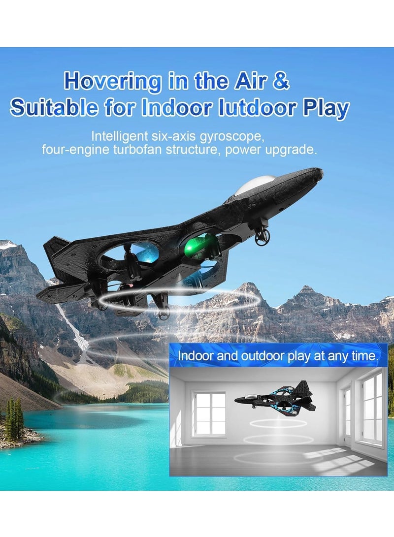 MAGIC VAULT طائرة RC 2.4GHz طائرة رباعية التحكم عن بعد L0712 – تثبيت تلقائي، قلب 3D وأضواء LED، قابلة للشحن عبر USB RTF للمبتدئين، الأطفال والبالغين، تصميم متين من رغوة EPP - Image 4